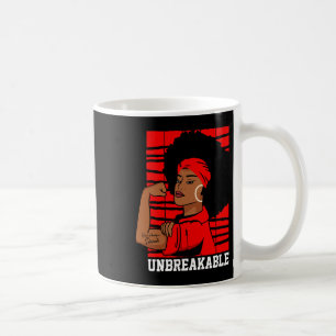 Caneca De Café Aneurismo Sensibilização Inseparável das Negras