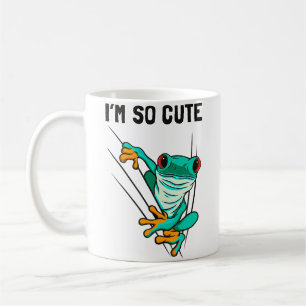Caneca De Café Anfíbio Lurche Sapo Verde Fofo