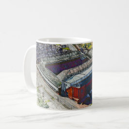Caneca De Café Anfield Stadium Liverpool - Artistic Watercolour