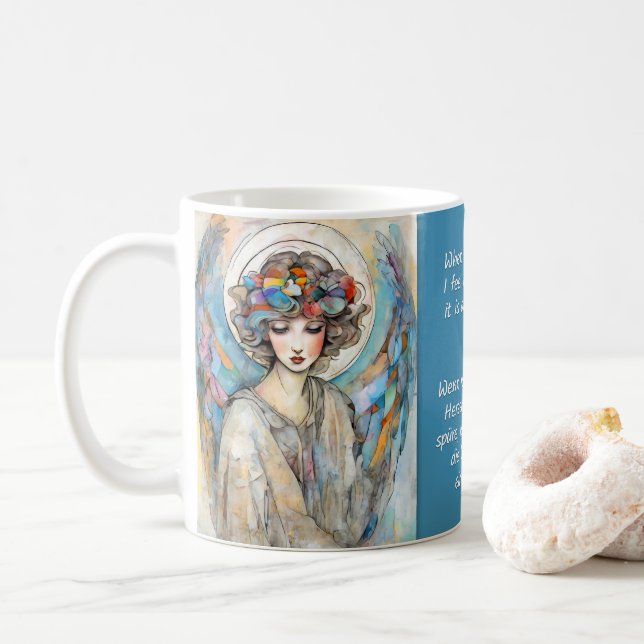 Caneca De Café Angel Art & Sayings No. 1 of 12 different Mugs (Com Donut)