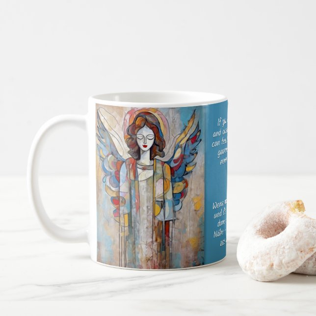 Caneca De Café Angel Art & Sayings No. 4 of 12 different Mugs (Com Donut)