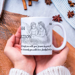 Caneca De Café Angel Number 444 - Protection - Mug With Cote