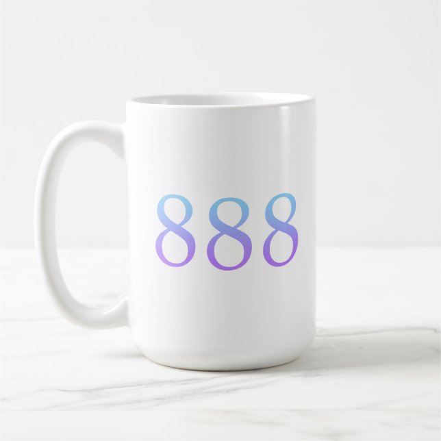 Caneca De Café Angel Number 888 - Saldo (Esquerda)