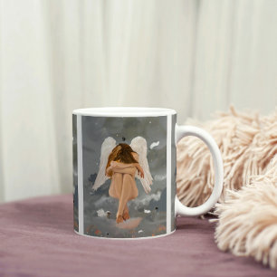 Caneca De Café Angel Resting