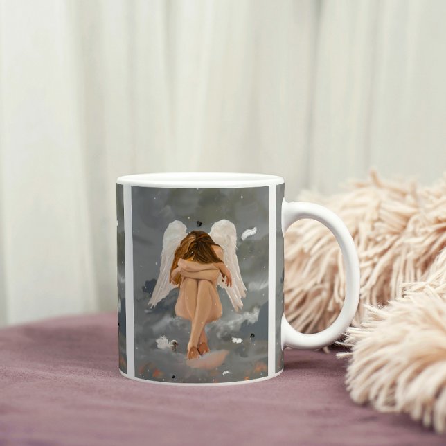 Caneca De Café Angel Resting (Criador carregado)
