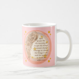 Caneca De Café Angel Serenity Prayer