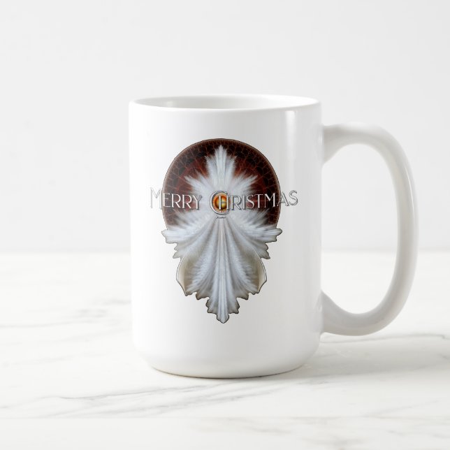 Caneca De Café Angel Wings Snowflake Felry Natal TW ISO (Direita)