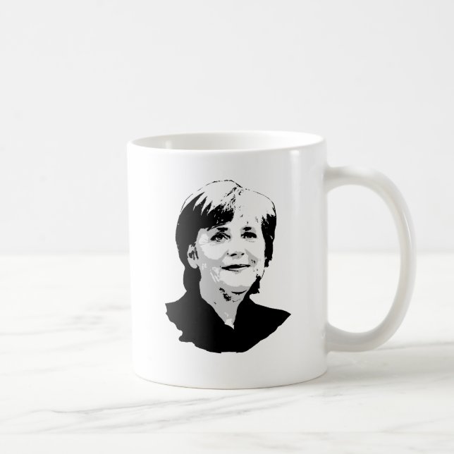 Caneca De Café Angela Merkel (Direita)