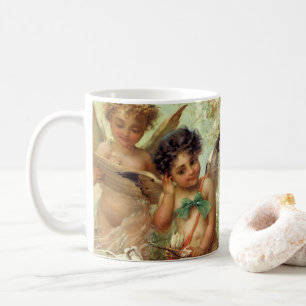 Caneca De Café Angels músicos por Hans Zatzka, Victoriano de Bel