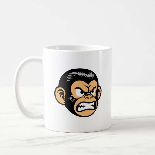Caneca De Café Angry Ape (Esquerda)