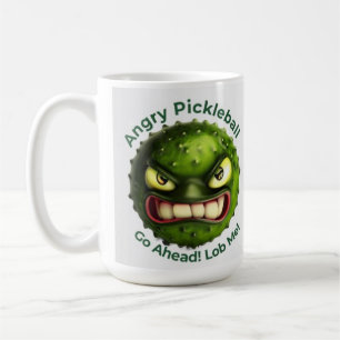 Caneca De Café Angry Pickleball Mug