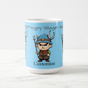 Caneca De Café Angry Villager Pitchfork Thunder_Cove