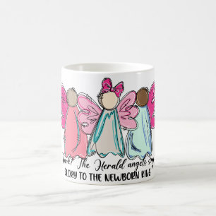 Caneca De Café Ângulos de Natal de Coquette Bonitos