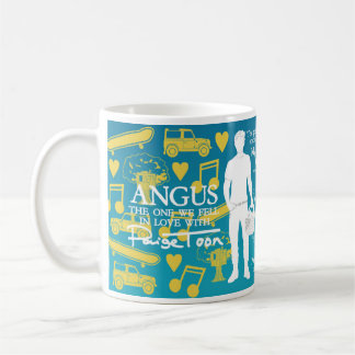 Caneca De Café Angus - "Aquele com quem nos apaixonamos" Cita can