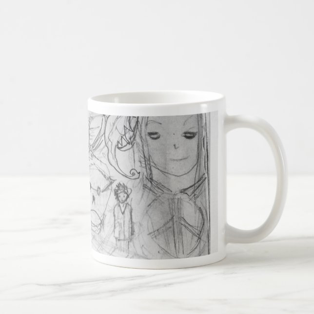 Caneca De Café animação de manga de monstro do yaie (Direita)