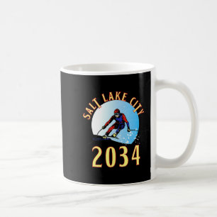 Caneca De Café Animado para 2034 para salt lake city utah 