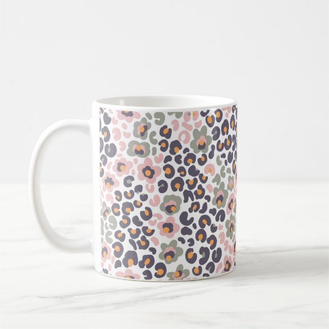 Caneca De Café Animador com Flores (Esquerda)
