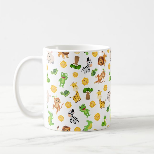 Caneca De Café Animais Africanos (Esquerda)