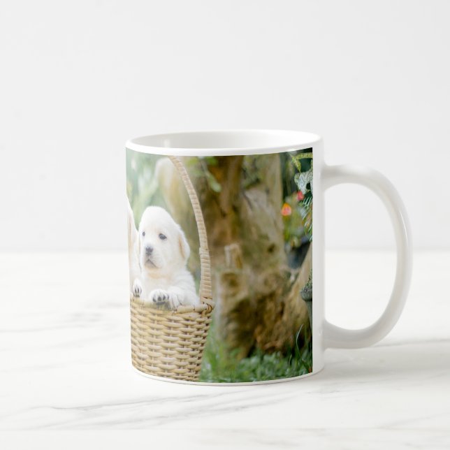 Caneca De Café Animais Cães De Pet De Canino De Papoila (Direita)