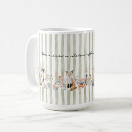 Caneca De Café Animais Caprichosos Bebendo