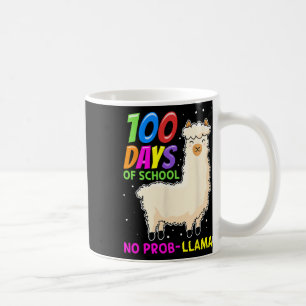 Caneca De Café Animais da Fazenda Llama - 100 Dias de Escola Sem