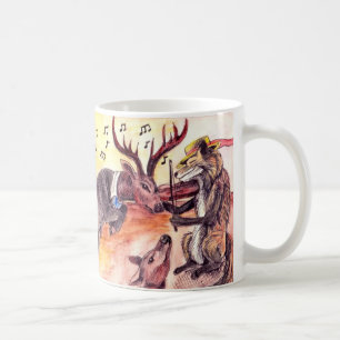 Caneca De Café Animais dançando