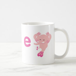 Caneca De Café Animais de ABC - elefante de Ellie