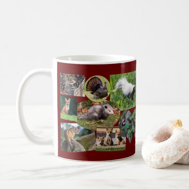 Caneca De Café Animais de Corte (Com Donut)