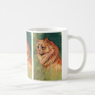 Caneca De Café Animais de Estimação Antigos, Gato Laranja de Cabe