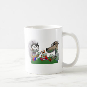 Caneca De Café Animais de estimação do póquer