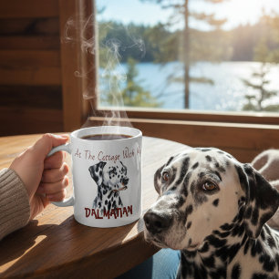Caneca De Café Animais de Estimação Preto/Branco Meu Dálmata