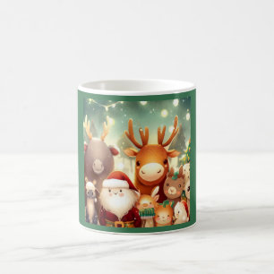 Caneca De Café Animais de Natal 8