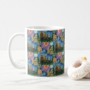 CANECA DE CAFÉ ANIMAIS DE VIDA SELVAGEM 4 DE JULHO DE FOGO, BONIT