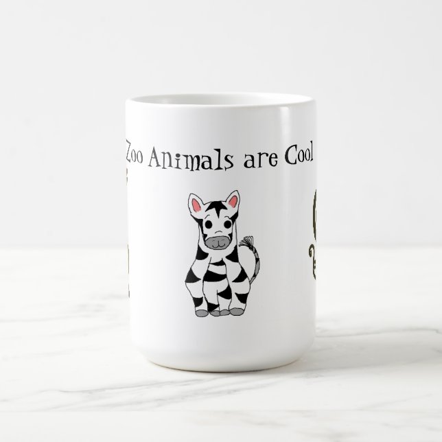 Caneca De Café Animais de Zoológico são Legais (Centro)