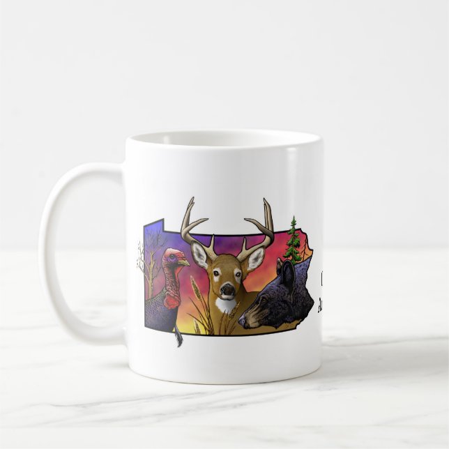 Caneca De Café Animais do grande jogo do PA (Esquerda)