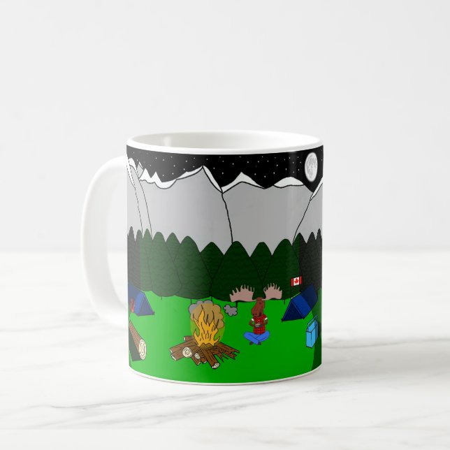 Caneca De Café Animais do Mundo, Canadá: Moose (Frente Esquerda)