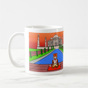 Caneca De Café Animais do Mundo, Índia: Tigre