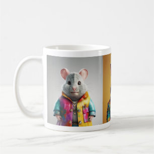 Caneca De Café Animais do Orgulho: Chinchilla, Bunny, Pinguim