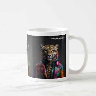 Caneca De Café Animais do Orgulho: Leão, Girafa, Jaguar