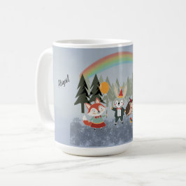 Caneca De Café Animais festivos