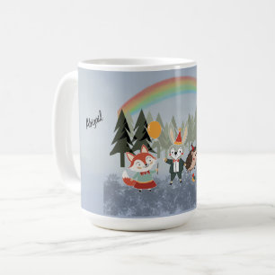 Caneca De Café Animais festivos