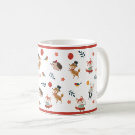 Caneca De Café Animais festivos