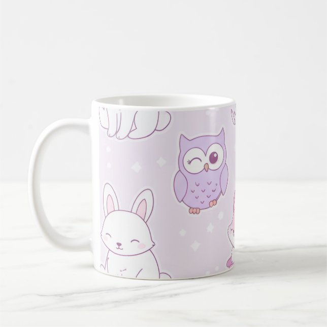 Caneca De Café Animais fofos  (Esquerda)