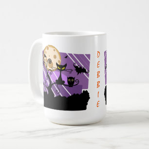 Caneca De Café Animais lunáticos do Dia das Bruxas