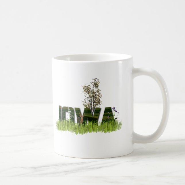 Caneca De Café Animais selvagens de Iowa (Direita)