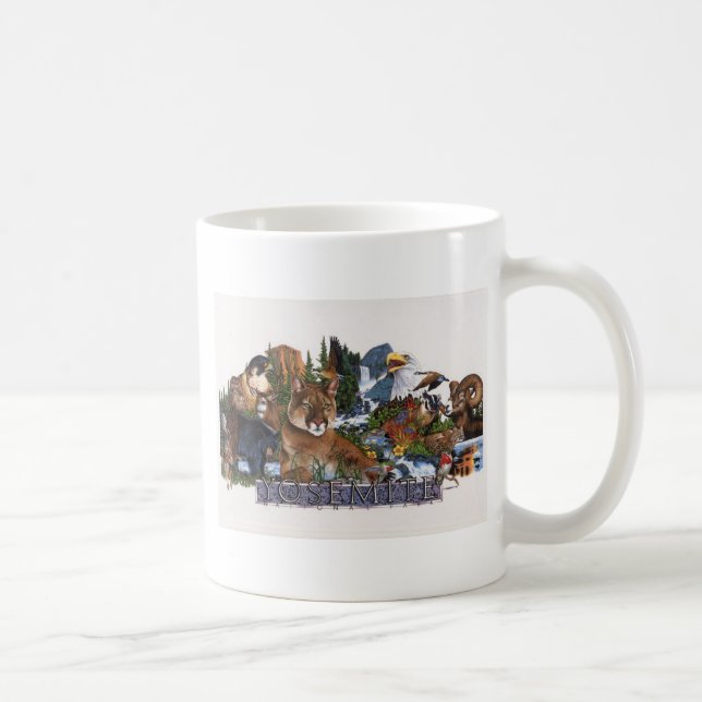 Caneca De Café Animais selvagens de Yosemite (Direita)