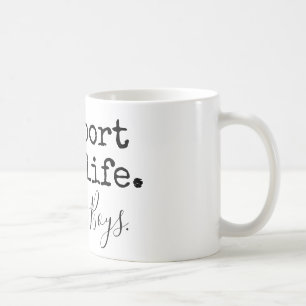 Caneca De Café animais selvagens do apoio, meninos do aumento