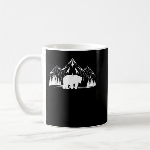 Caneca De Café Animais Selvagens Ursos Natureza Árvores Exteriore