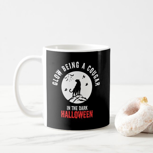 Caneca De Café Animal cougar (Com Donut)