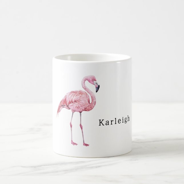 Caneca De Café Animal do Safari Flamingo Rosa (Centro)